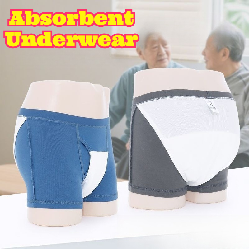 Period Panty Absorbent - 高吸収性で洗える失禁パンツ 女性用 夜間用 フルカバー コットン ミッドウエスト