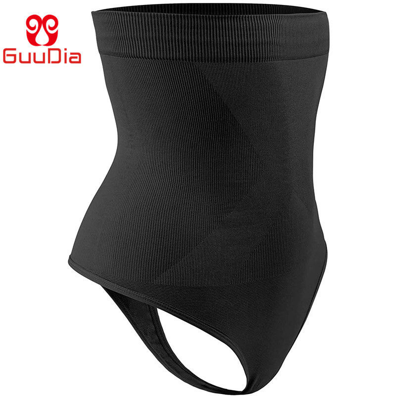 Shapewear Bodysuit Firm - GUUDIA レディース ハイウエスト シームレス ボディシェイパー ブリーフ