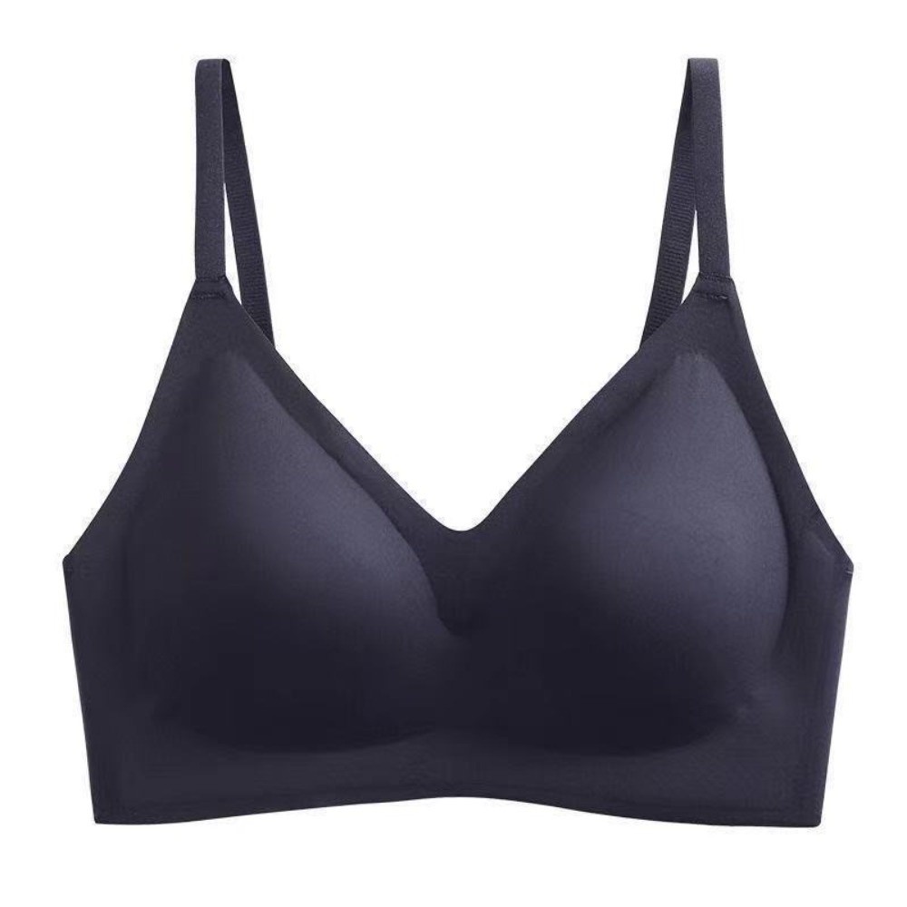 Bralette Wireless Soft - 快適なプッシュアップワイヤレスブラ、ソフトサポートランジェリー、ラテックスパッドブラレット、バストアップ下着、シームレススポーツブラ、ヨガ用