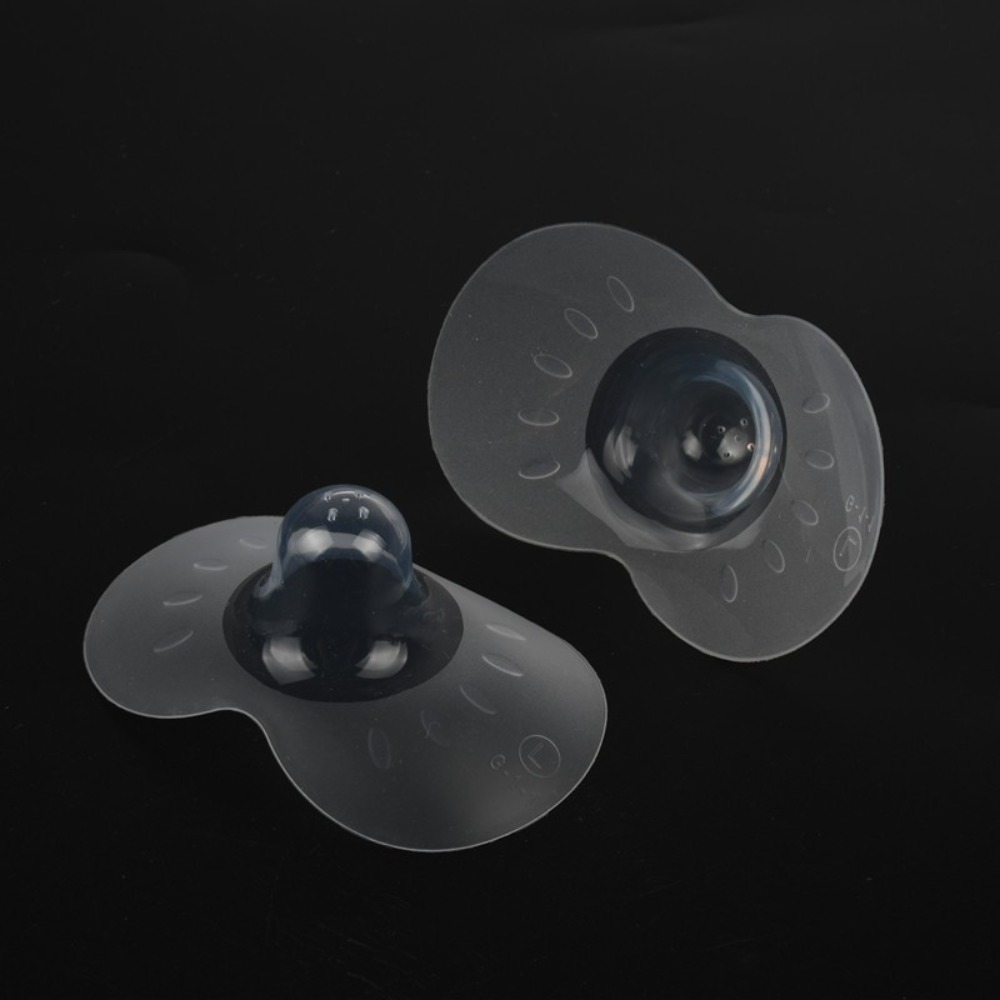 Nipple Cover Pasties - 2 個のシリコーン授乳乳首プロテクター授乳母乳乳首シールド保護カバーソフトミルク授乳授乳シールド