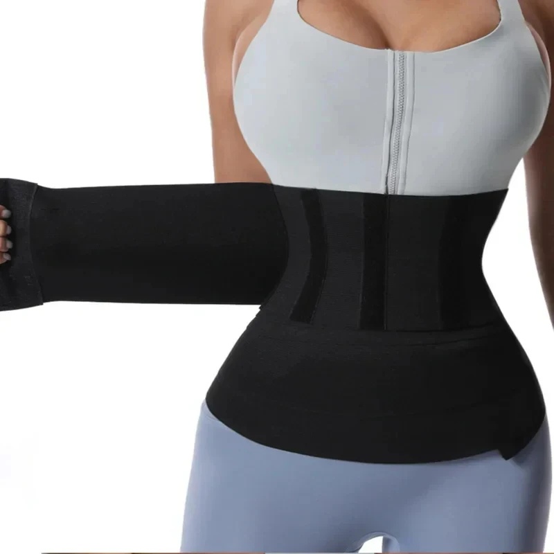 Shapewear Bodysuit Firm - 1/2枚入り バンドゥラップトリマーベルト ウエストトレーナー ボディシェイパー お腹痩せベルト 女性用