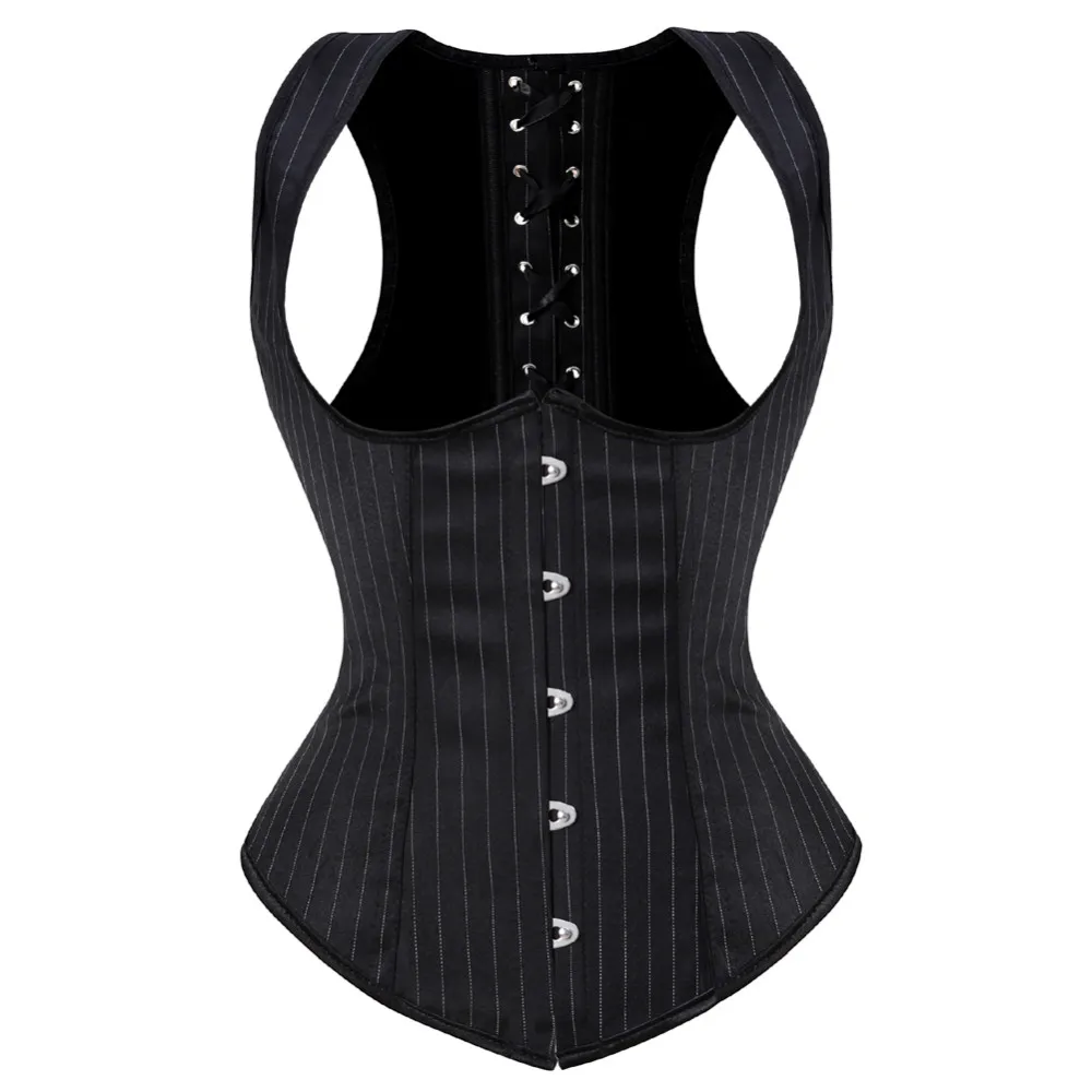 Corset Waist Cinch - 女性のためのゴシックジャカードコルセット,セクシーなショルダーストラップ,らせん,良質のビスチェ,大きいサイズS-6XL