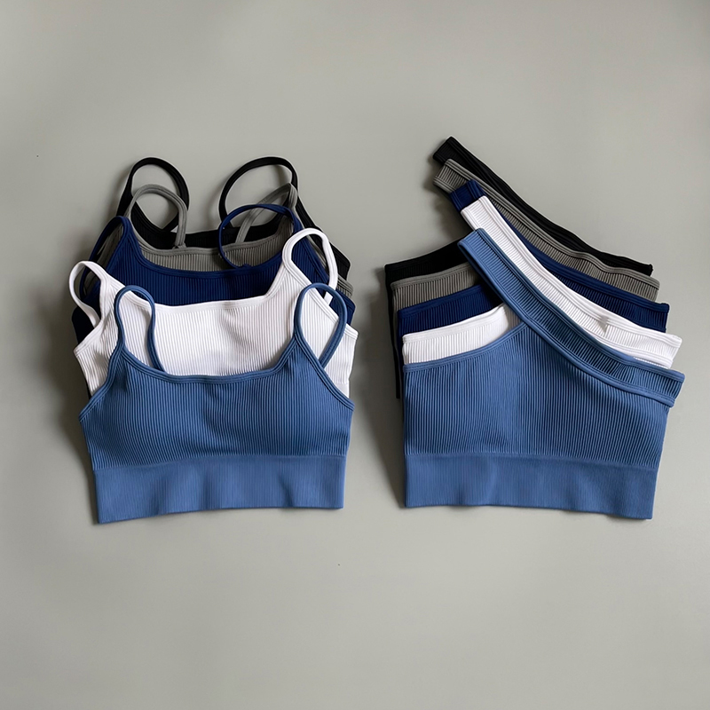 女性用の通気性のあるニットブラ,セクシーなワンショルダースポ - Sports Bra High Impact のレビューと価格