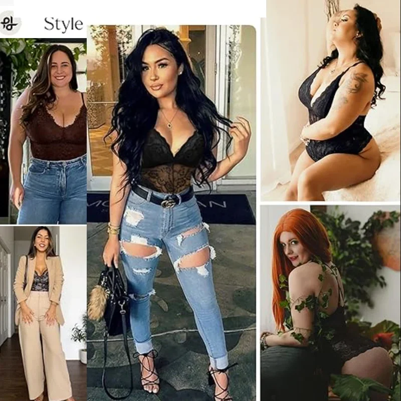 GUUDIA レースボディスーツ V ネックレースバットボデ - Shapewear Bodysuit Firm のレビューと価格