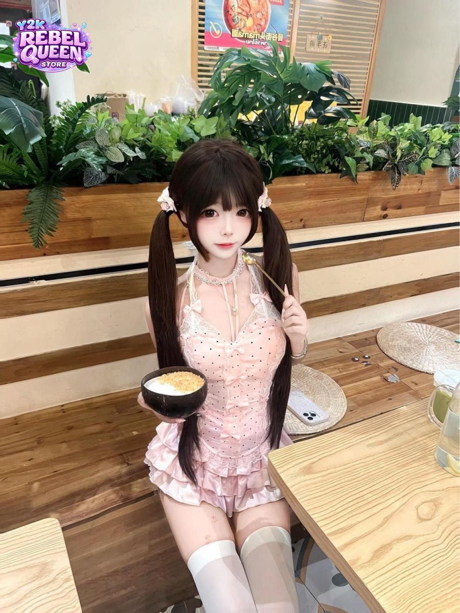 甘い純粋な欲望のコケット2ピースセット レディース レースボ - Cami Top Lace のレビューと価格