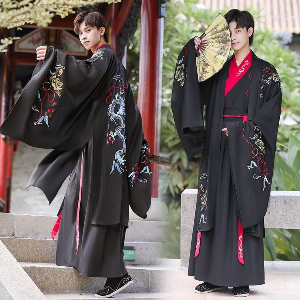 中国のシルクローブ古代騎士韓服男性女性成人着物剣士韓服伝統的 - Robe Silk Women のレビューと価格