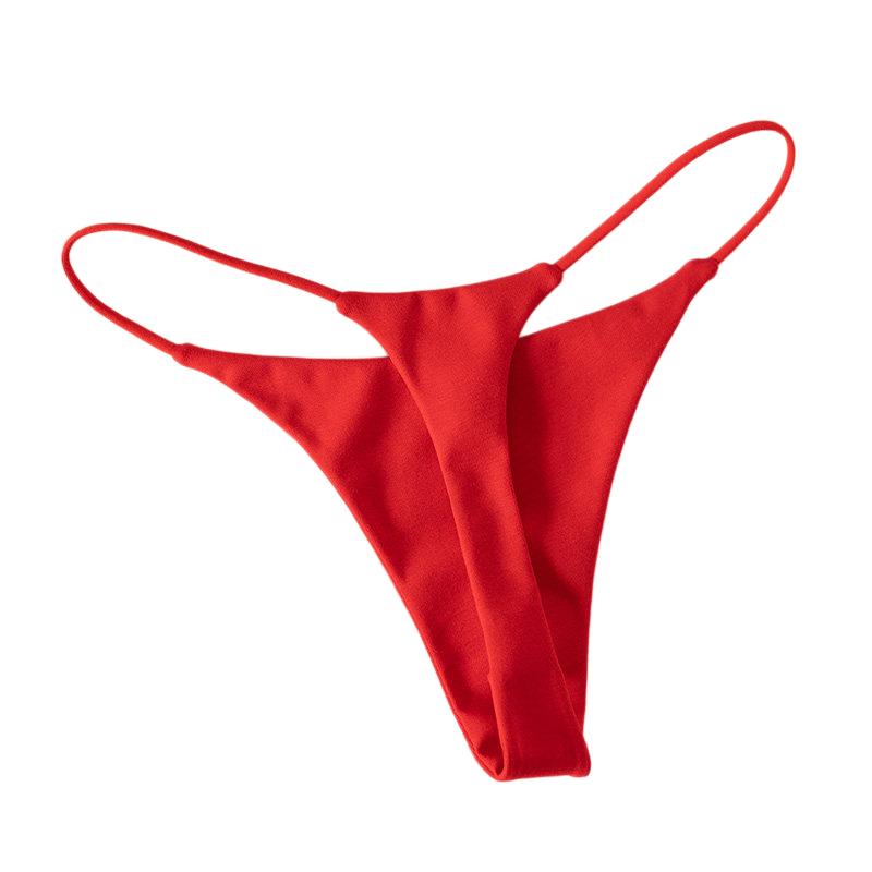 ローウエスト綿素材Tバックショーツ レディース セクシー ブ - Thong Bikini Women のレビューと価格