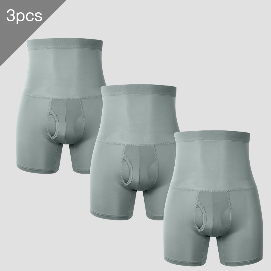 メンズスポーツ下着3枚：ハイウエスト、ベルト付き、ロング丈、 - Corset Waist Cinch のレビューと価格