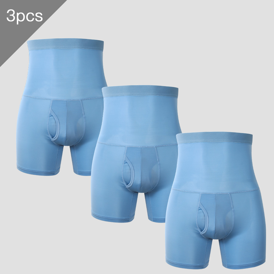 メンズスポーツ下着3枚：ハイウエスト、ベルト付き、ロング丈、 - Corset Waist Cinch のレビューと価格