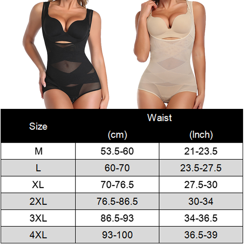 女性用ボディシェイパー、おなかコントロール、お尻リフト、シェ - Shapewear Bodysuit Firm のレビューと価格