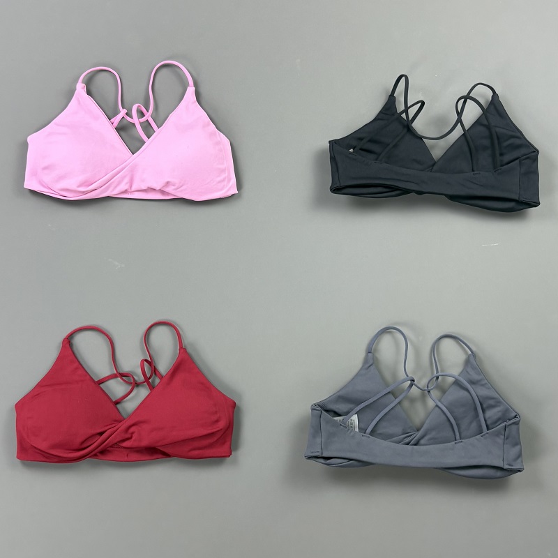 ビジョンウィメンズスポーツブラ Vネックツイストフロント細ス - Sports Bra High Impact のレビューと価格