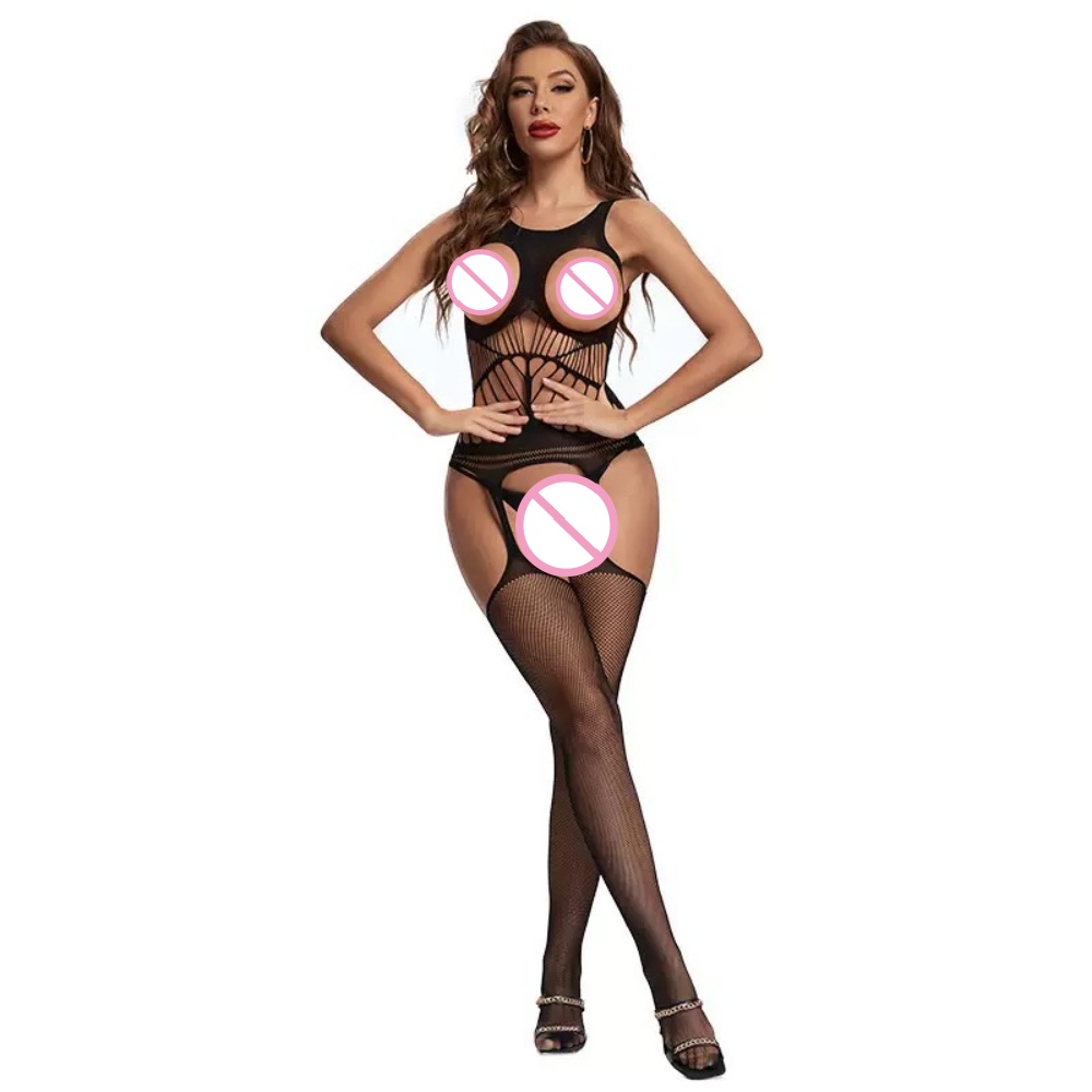 セクシーなレースランジェリー、女性用透明キャットスーツ、オー - Lace Teddy Lingerie のレビューと価格