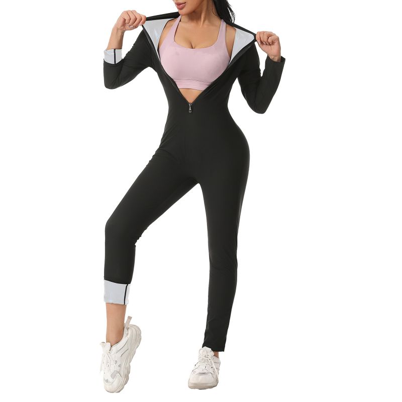 女性用ホットサーマル脂肪燃焼シェイパーサウナスーツボディスー - Shapewear Bodysuit Firm のレビューと価格
