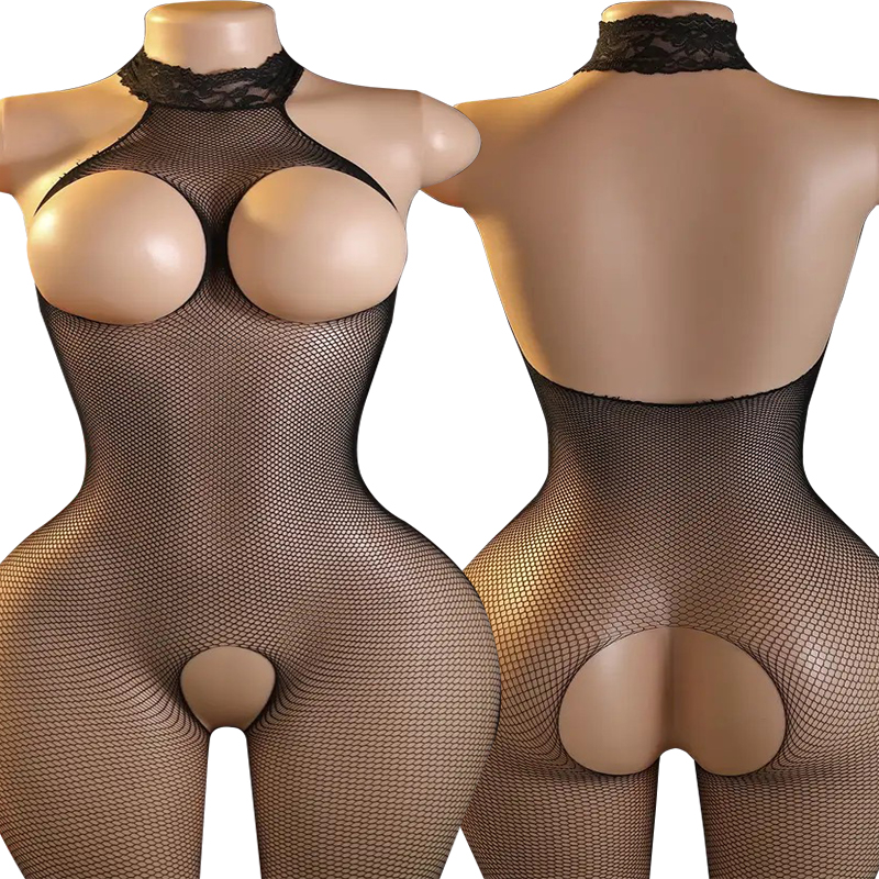 セクシーランジェリーセット、フィッシュネットボディスーツ、女 - Bodystocking Fishnet のレビューと価格