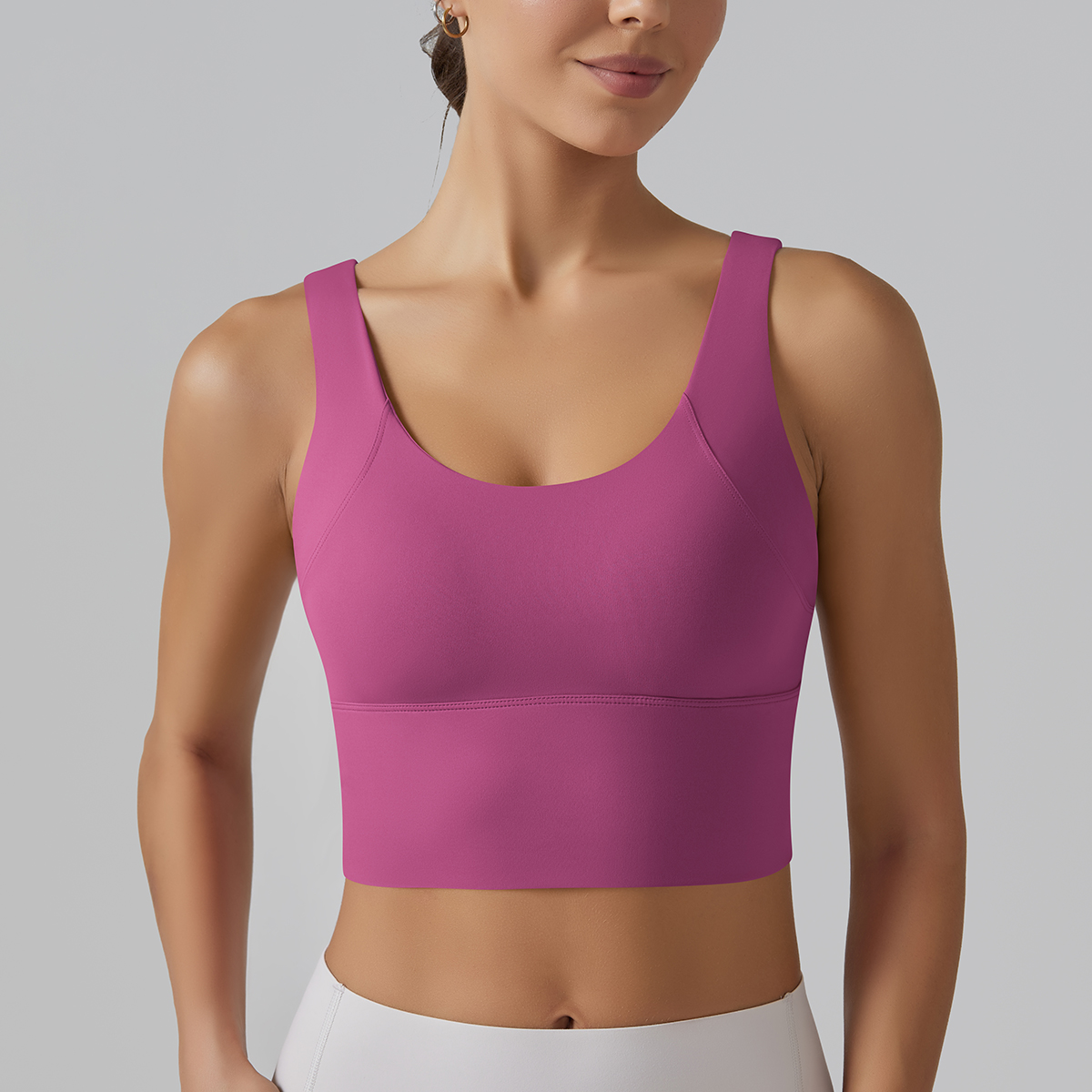 新しいヨガタンクトップ夏のセクシーなフィットネスヨガ下着女性 - Push Up Bra Padded のレビューと価格