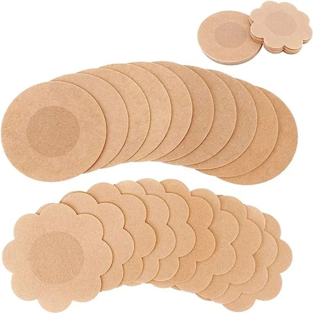 不織布の乳首カバーステッカー,目に見えない,自己粘着性,使い - Silicone Bra Adhesive のレビューと価格