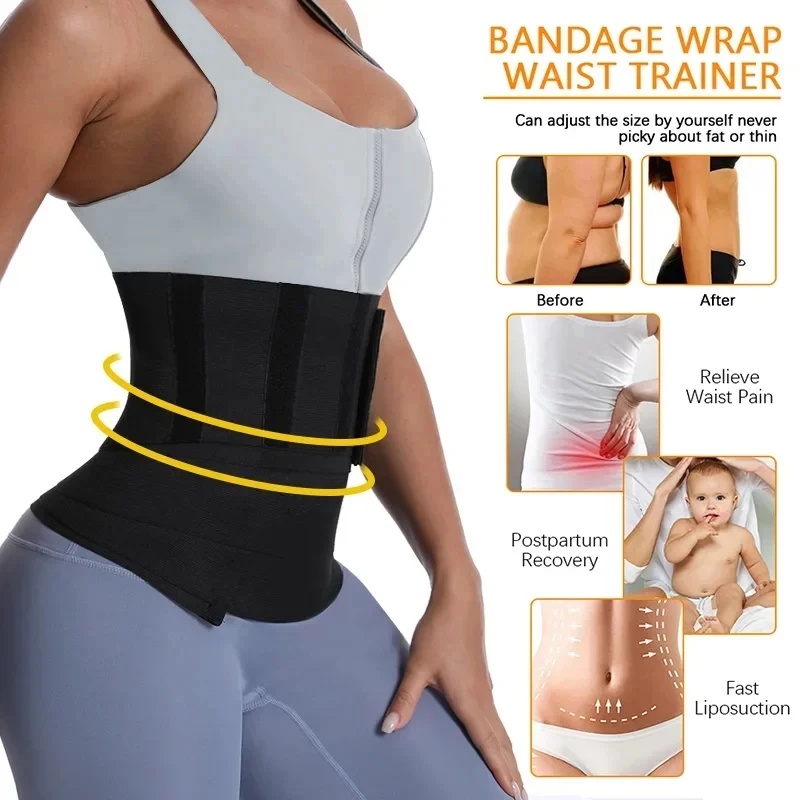 1/2枚入り バンドゥラップトリマーベルト ウエストトレーナ - Shapewear Bodysuit Firm のレビューと価格