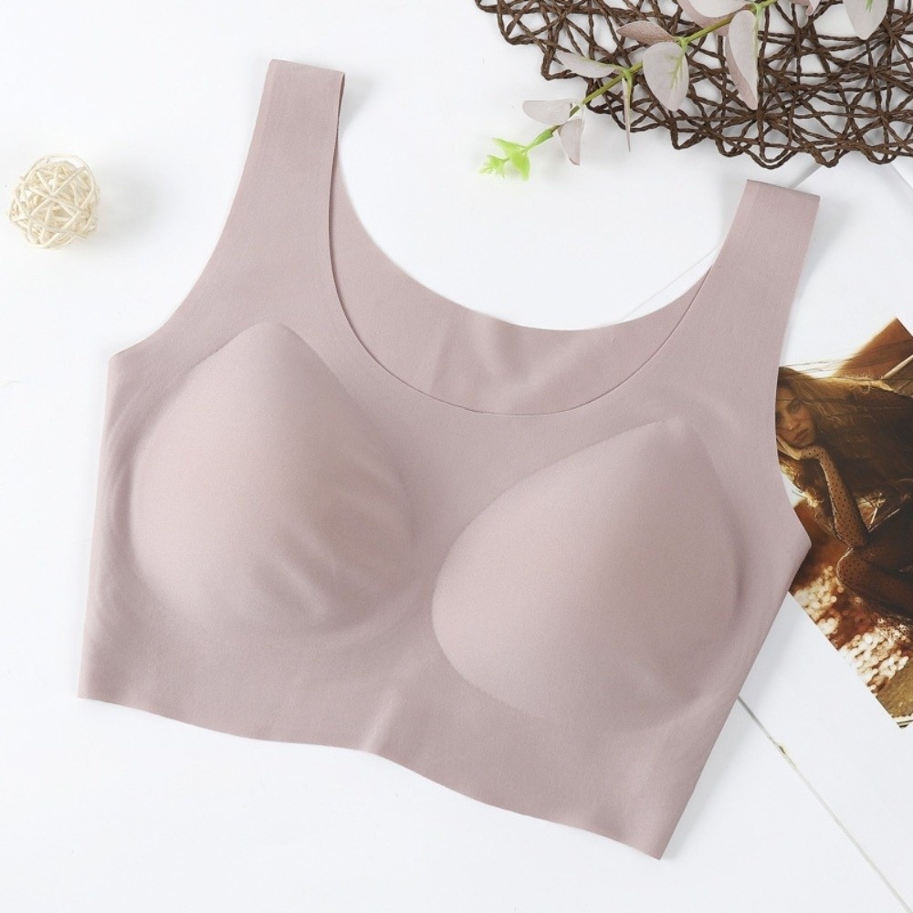 ソフトフィットワイヤレスブラ プッシュアップ耐衝撃シームレス - Bralette Wireless Soft のレビューと価格