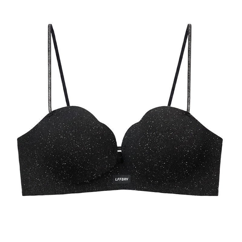 新入荷 グリッター プッシュアップブラ ワイヤレス ペタルカ - Bralette Wireless Soft のレビューと価格