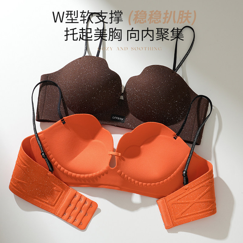 新入荷 グリッター プッシュアップブラ ワイヤレス ペタルカ - Bralette Wireless Soft のレビューと価格