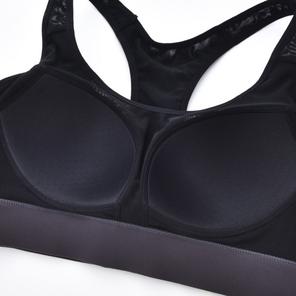快適な耐衝撃性女性用スポーツブラベスト、固定パッド付き、ハイ - Sports Bra High Impact のレビューと価格