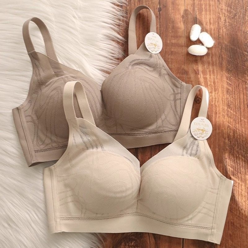 女性用シームレスワイヤレスブラ、超ソフトで通気性のあるパッド - Bralette Wireless Soft のレビューと価格