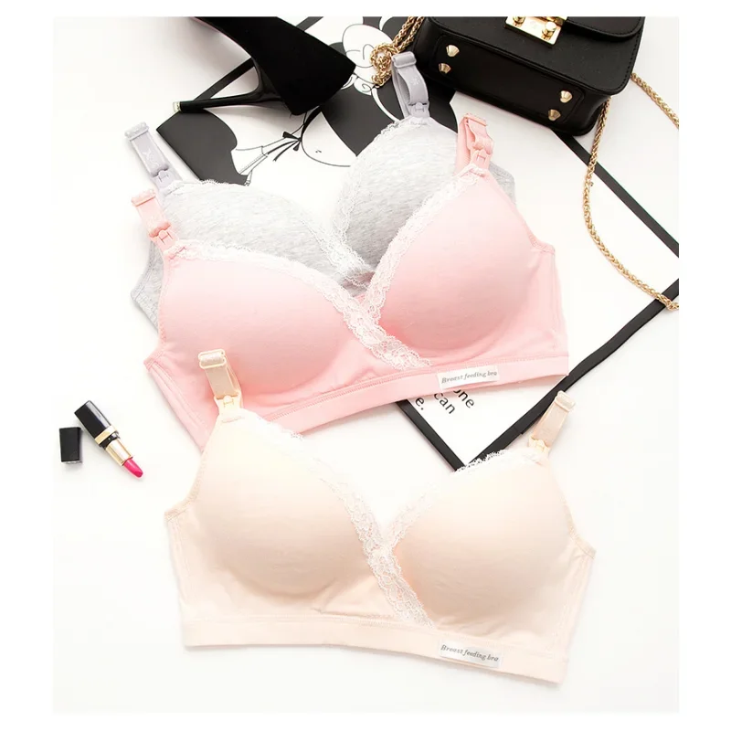授乳用の滑らかなワイヤレスナーシングブラ,妊婦用の睡眠ブラレ - Nursing Bra Sleep のレビューと価格