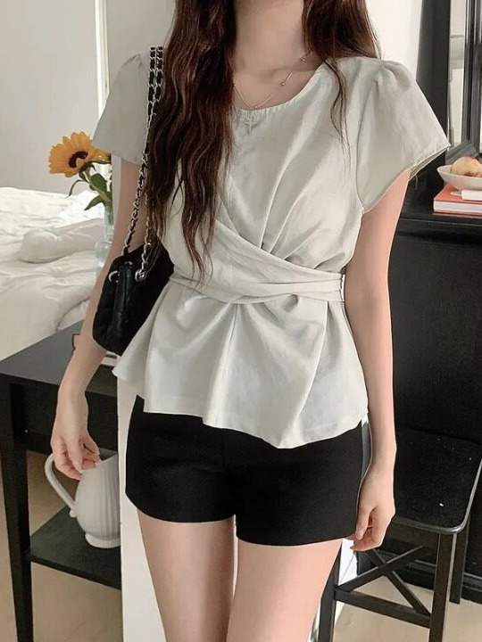 ファッショナブルでシックなウエストを締めるベルト付きシンプル - Corset Waist Cinch のレビューと価格