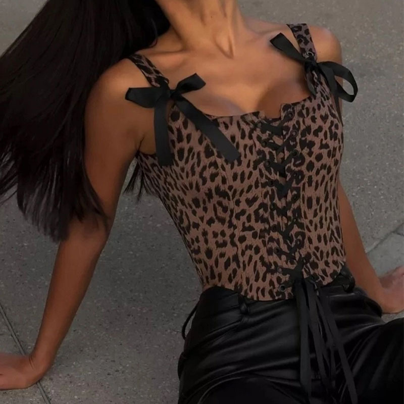 レオパード柄コルセット レディース スリムウエストシェイプア - Corset Waist Cinch のレビューと価格
