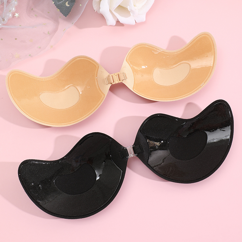 見えないストラップレス粘着ブラ、ストラップレスプッシュアップ - Nipple Cover Pasties のレビューと価格
