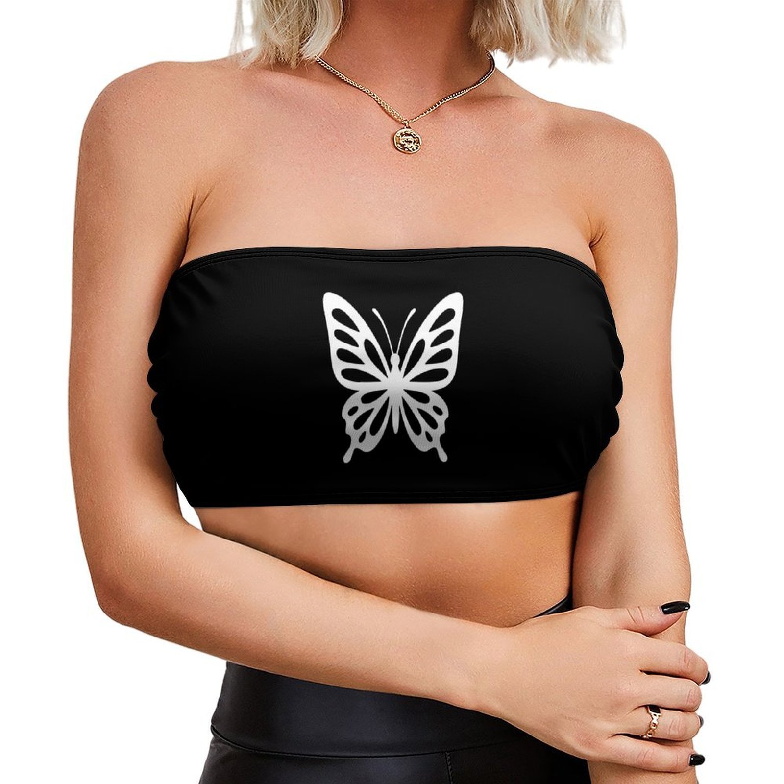 女性用ストラップレスブラ、ワイヤレスノンパッドチューブトップ - Strapless Bra Backless のレビューと価格