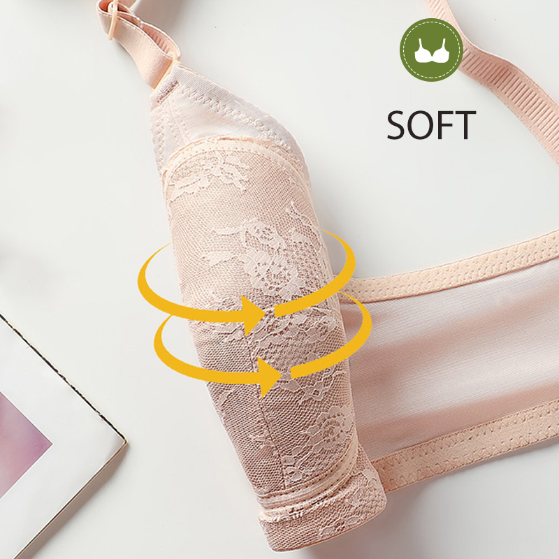 Yenlice-大きいサイズのレースブラ,セクシーなランジェ - Bralette Wireless Soft のレビューと価格