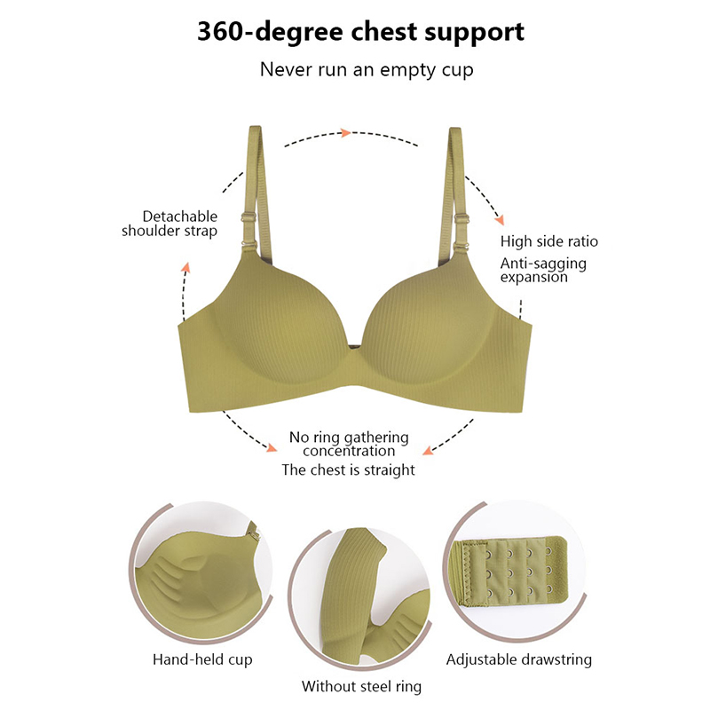 FallSweet キャンディプッシュアップブラジャー貧乳女 - Bralette Wireless Soft のレビューと価格