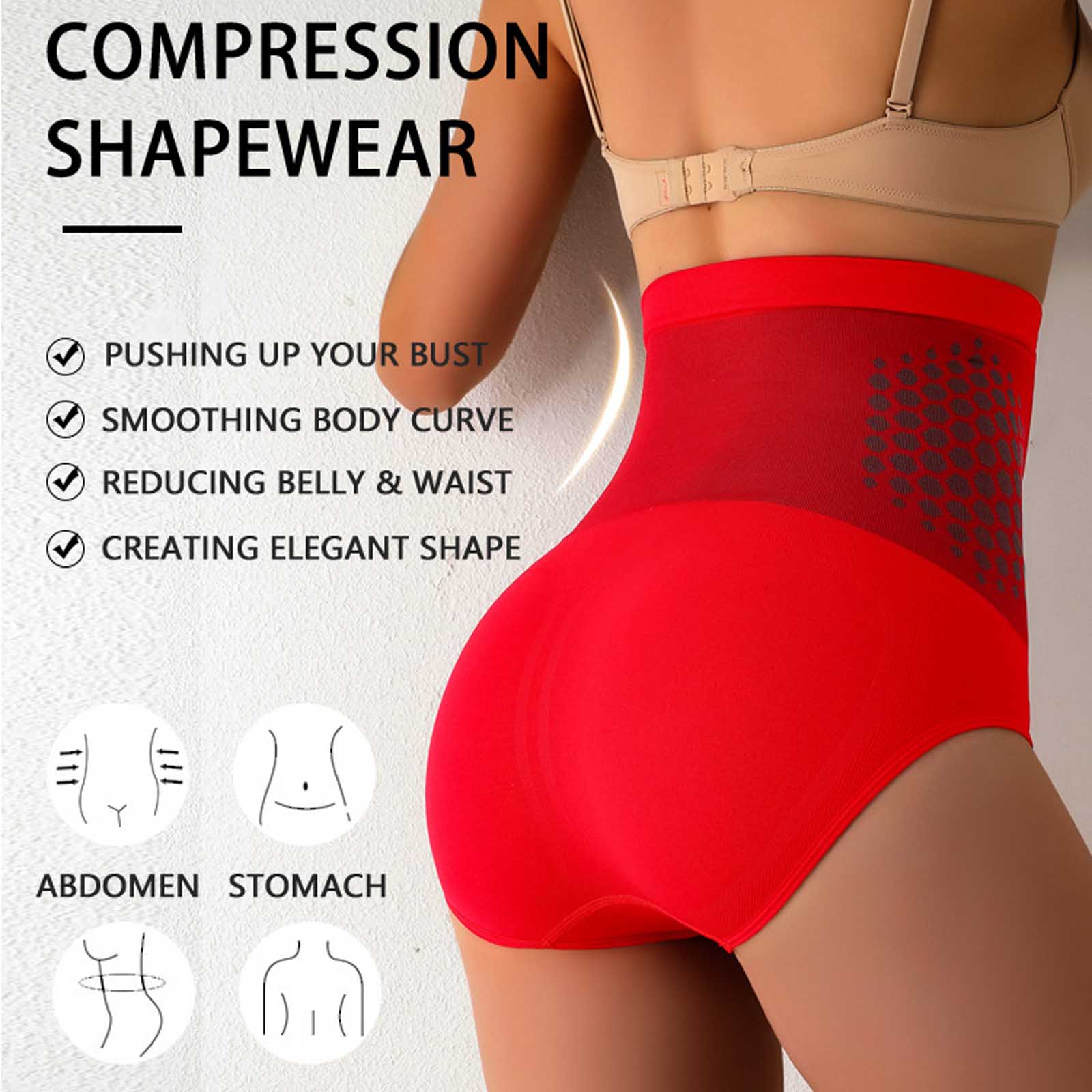 ハイウエストお腹引き締めシェイプウェアシームレススリミングブ - Seamless Underwear Women のレビューと価格
